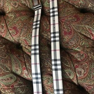 Ladies Burberry belt